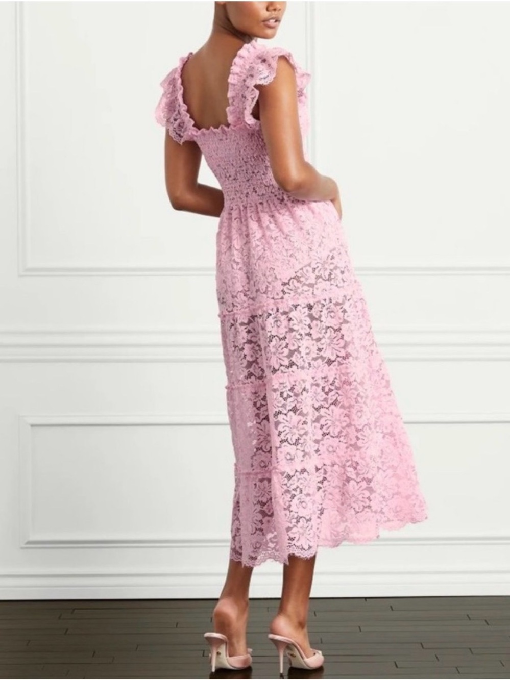 ✨NWT- Hill House Collector’s Edition Ellie Nap Dress, Pink Lace- XXS - Picture 6 of 10